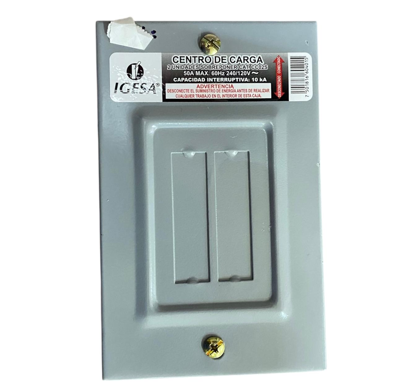 Centro De Carga Sobreponer De 2 Igesa